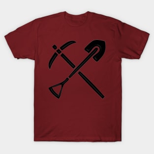 Western Era - Pick Axe and Shovel T-Shirt